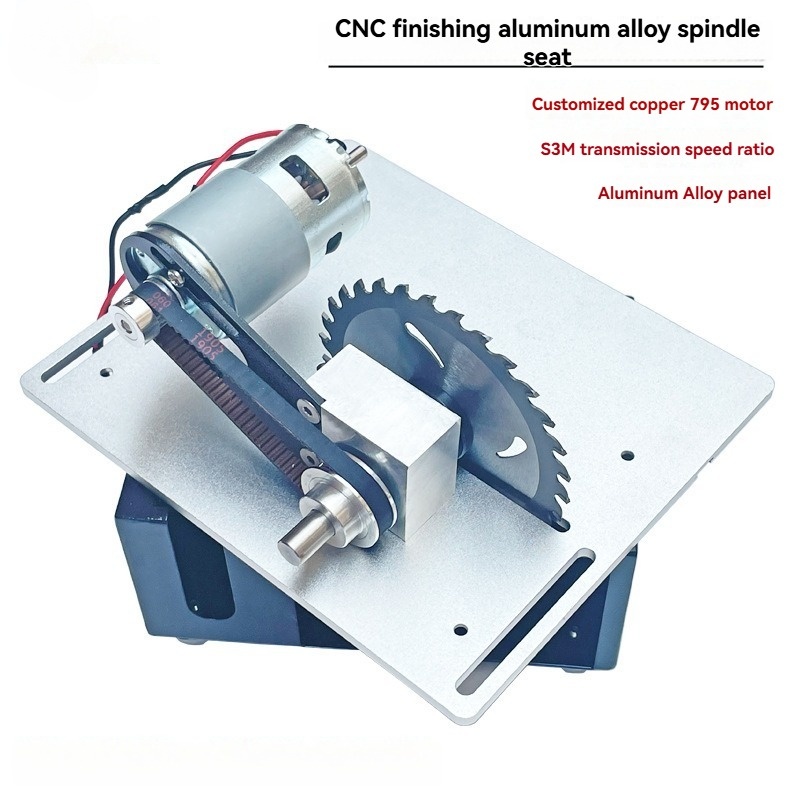 Mini Table Saw For Woodworking - Mini serra de bancada multifuncional ajustável,