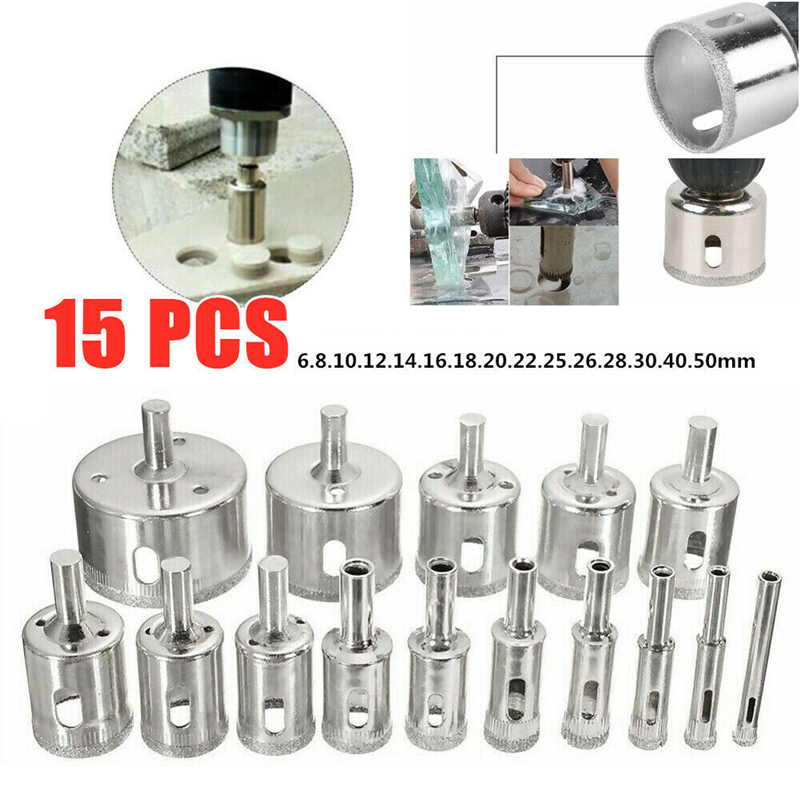 Reciprocating Saw Attachment Drill - 10/15 pçs conjunto de broca telha