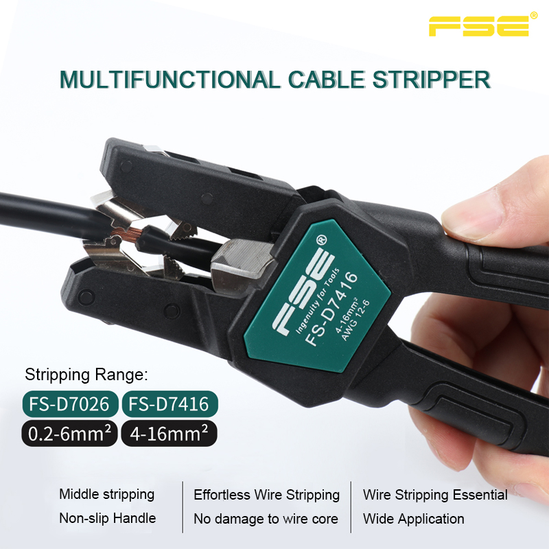 Automatic Wire Stripper Cutter - Desencapador de Cabos FSE-D7026 - Alicate