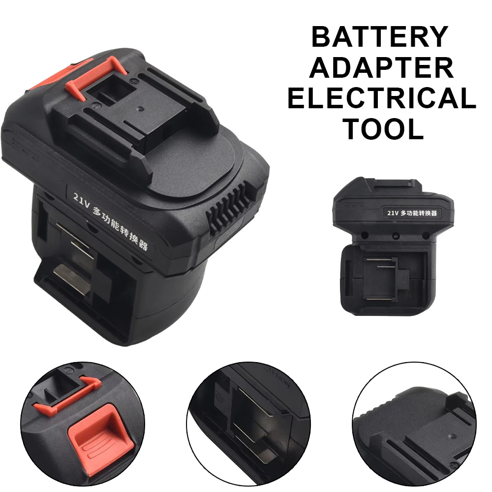 Brushless Cordless Electric Drill 18V - Conversor de bateria 2 em 1