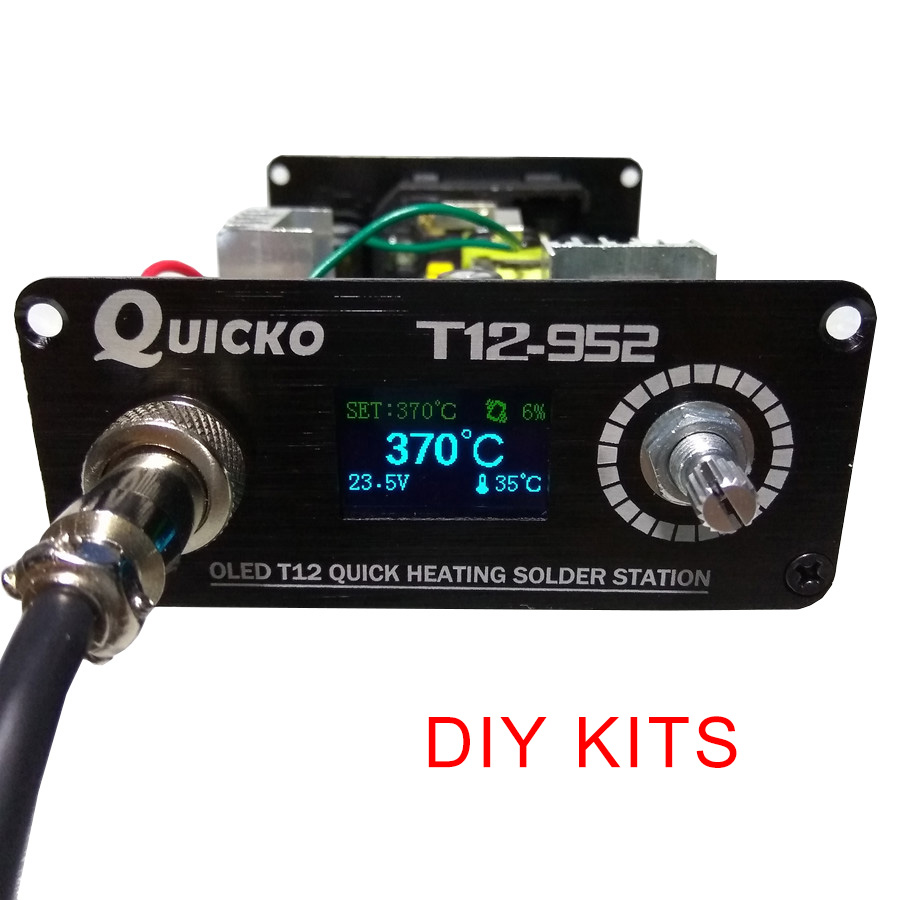 Digital Soldering Station T12 - Estação de solda t12 STC-OLED, kits