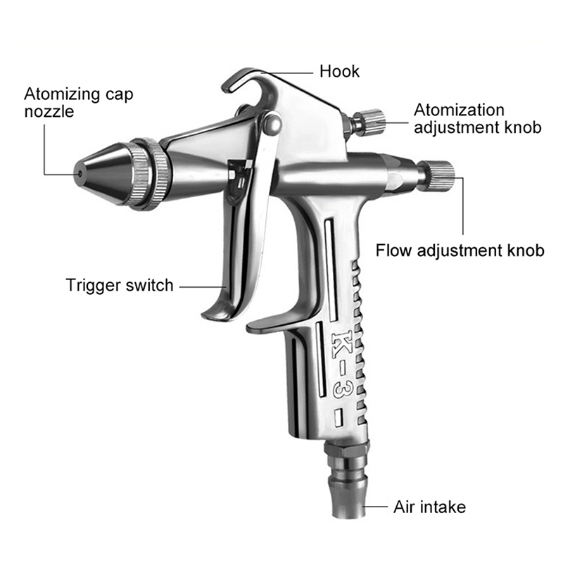 K-3 Mini pintura pistola de ar - Airbrush Kit With Mini Compressor avaliação e preço