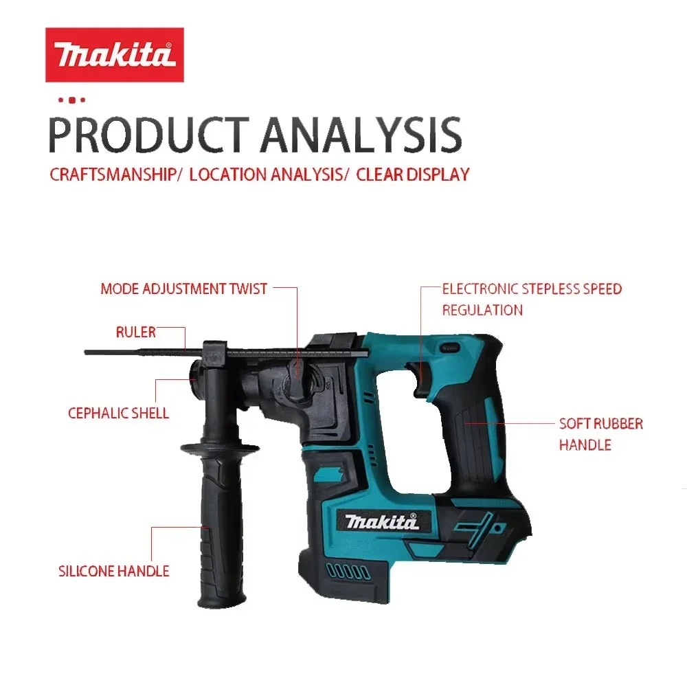 Martelo Elétrico Sem Fio Makit - Brushless Cordless Electric Drill 18V avaliação e preço