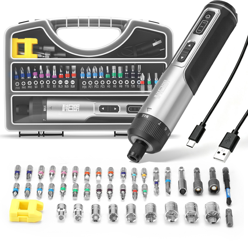 Kit Parafusadeira Elétrica Sem - Electric Screwdriver Rechargeable Usb avaliação e preço