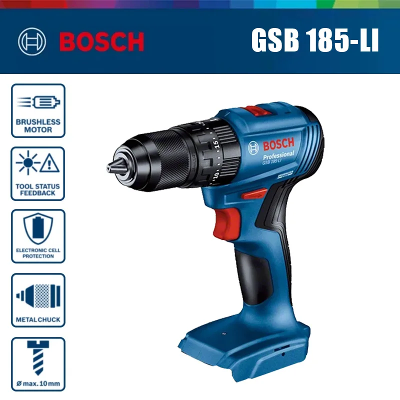 Furadeira de impacto sem fio B - Brushless Cordless Electric Drill 18V avaliação e preço