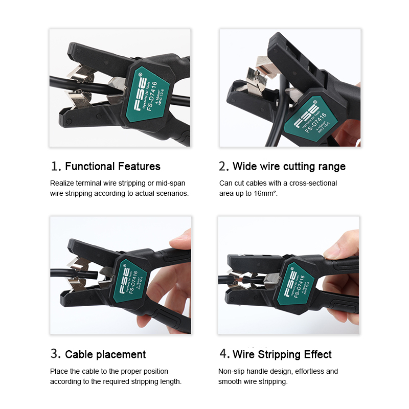 Desencapador de Cabos FSE-D702 - Automatic Wire Stripper Cutter avaliação e preço