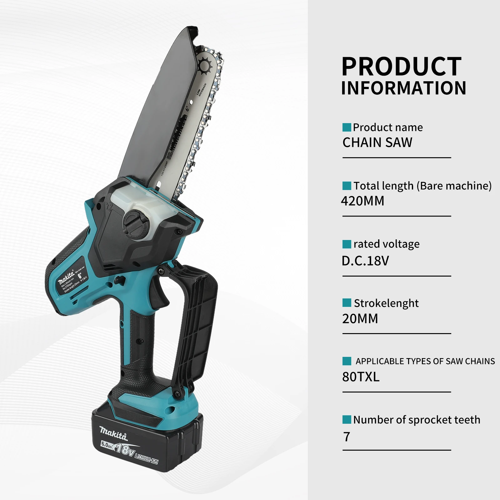 Motosserra sem fio para trabal - Mini Electric Chainsaw 6 Inch avaliação e preço