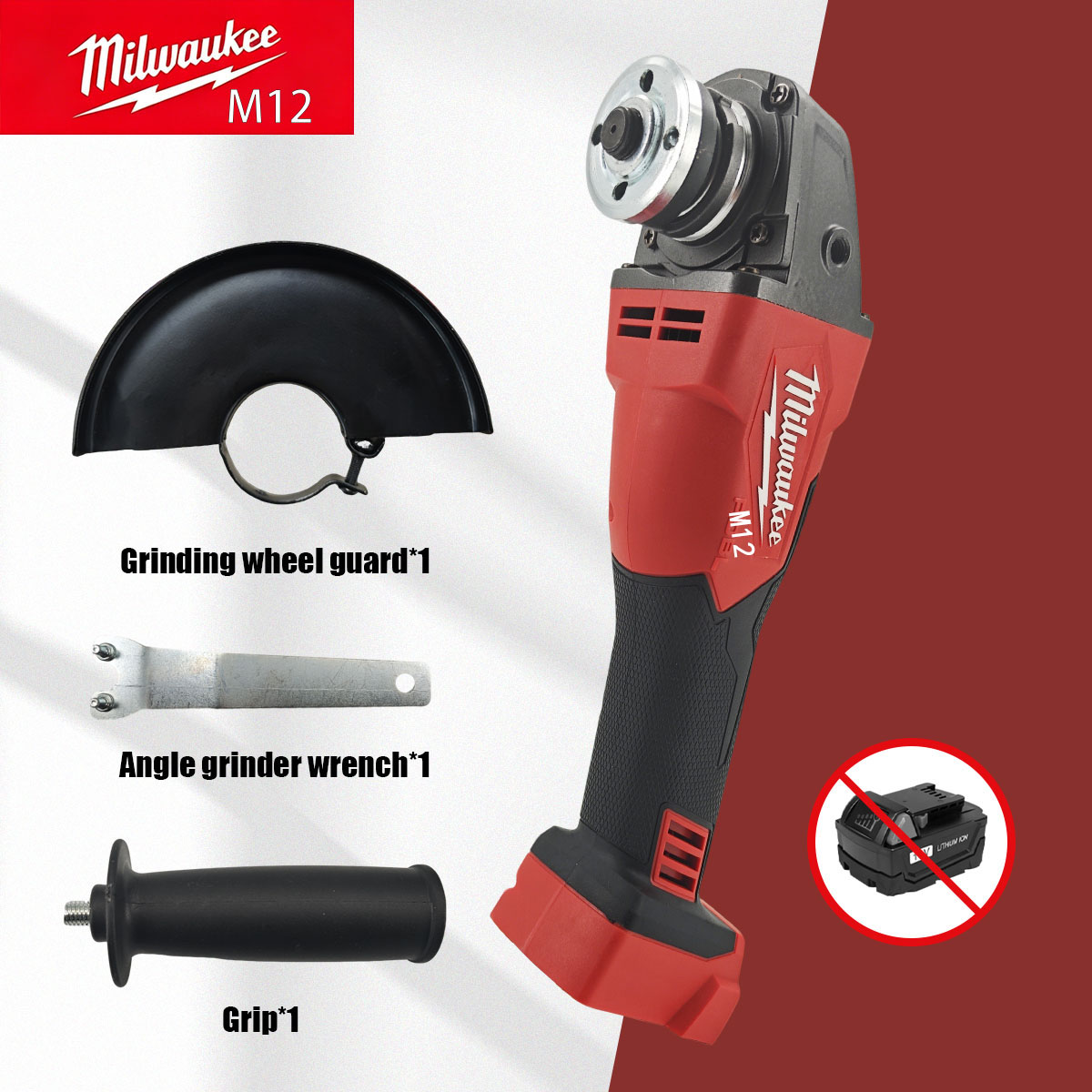 Esmerilhadeira angular sem esc - Brushless Angle Grinder Battery Powered avaliação e preço