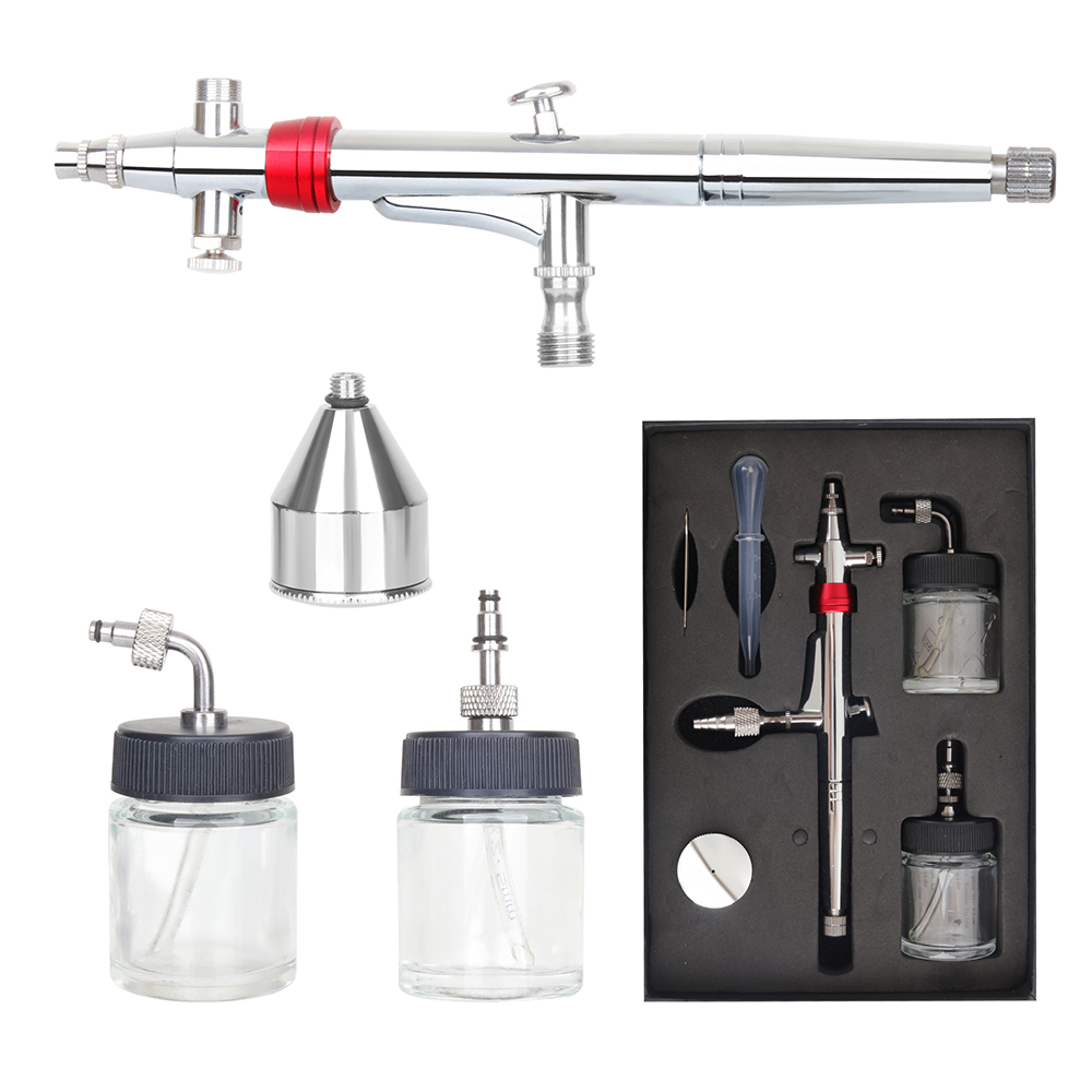 Caneta Aerógrafo Rotativa de A - Airbrush Kit With Mini Compressor avaliação e preço