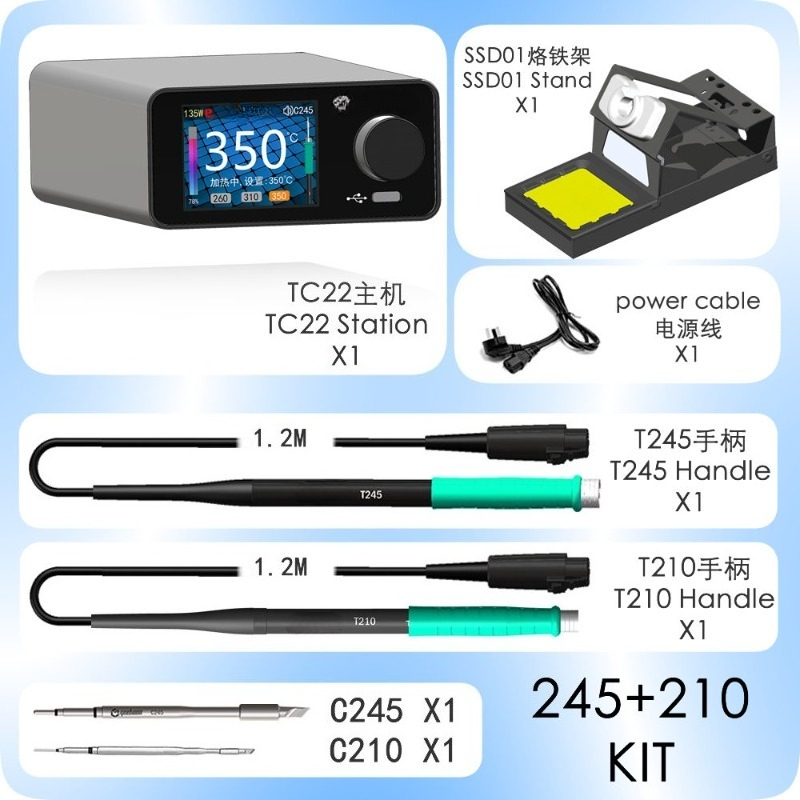 Estação de soldagem com displa - Digital Soldering Station T12 avaliação e preço